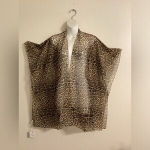 Women’s Kimonos Swim Cover Up Leopard Print